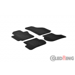 Original Gledring Passform Fußmatten Gummimatten 4 Tlg.+Fixing - Volkswagen VW Golf V / VI Plus 05->
